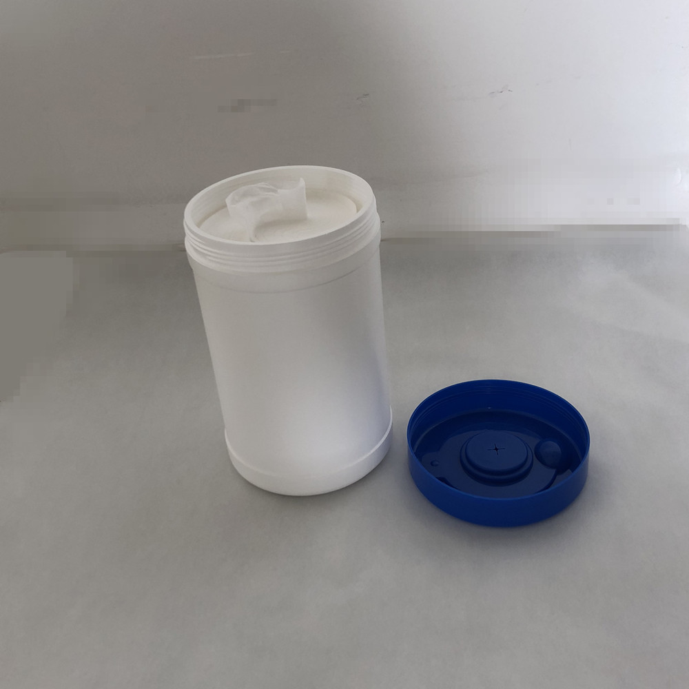 Dry roll with canister sets for making wet wipes